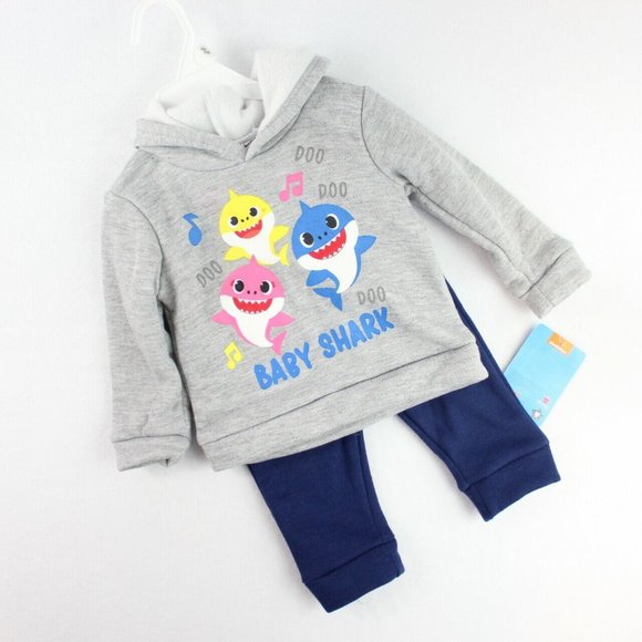 Nickelodeon Other - Nickelodeon Pink Fong Baby Shark 2 Piece Outfit